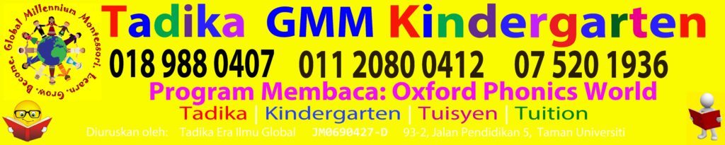 GMM Kindergarten-The Best English Medium Preschool in Taman U, Skudai, Johor